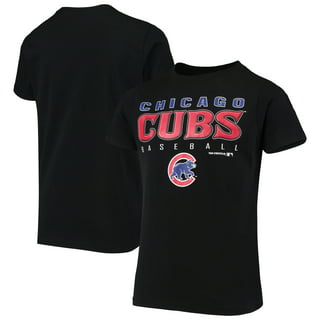 Men's Chicago Cubs Under Armour Royal Historic Logo Retro Stripe Core  Performance T-Shirt