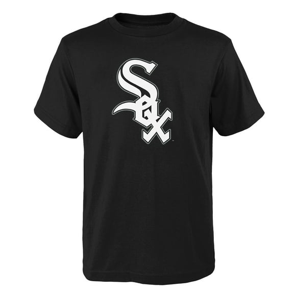 Youth Black Chicago White Sox Logo Primary Team T-Shirt