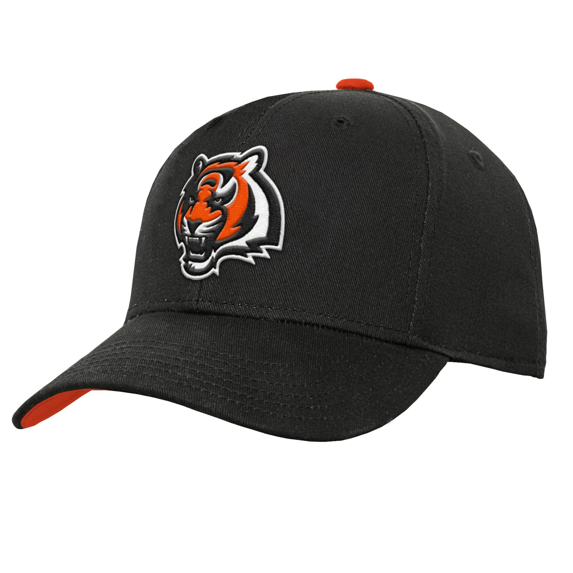 Youth Black Cincinnati Bengals Team Pre Curved Adjustable Hat Walmart