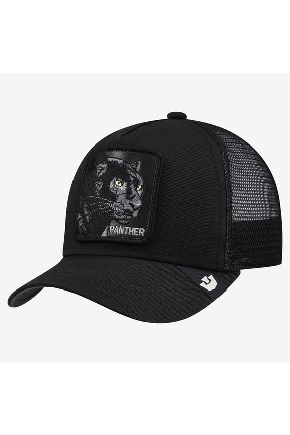 Youth Black Goorin Bros Black Panther Adjustable Trucker Hat