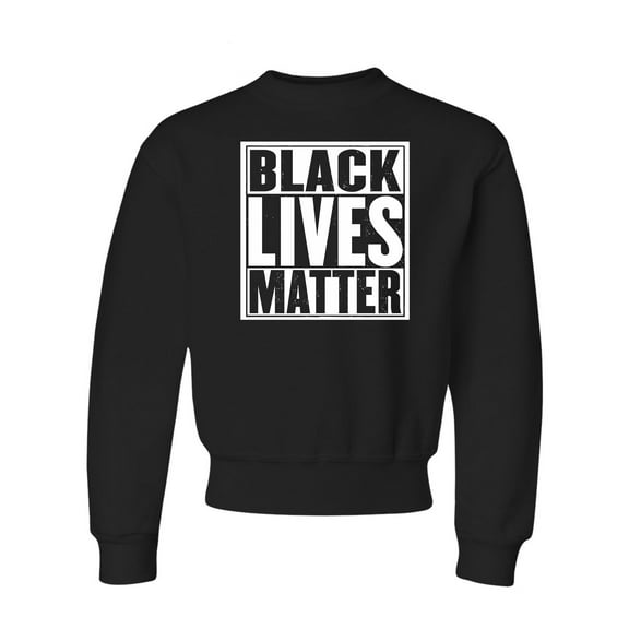 Youth Black Lives Matter Crewneck Sweatshirt