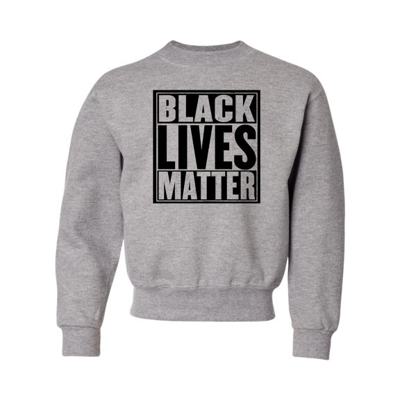 Youth Black Lives Matter Crewneck Sweatshirt
