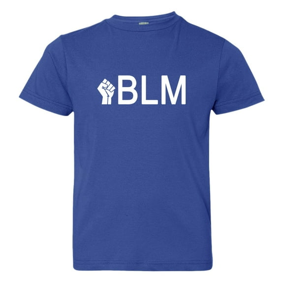 Youth Black Lives Matter Pride Proud Fist HQ Tee Shirt Roy S