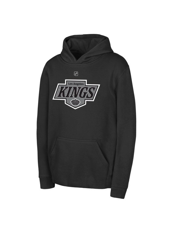 Youth Outerstuff-Black Los Angeles Kings Primary Logo Pullover Hoodie