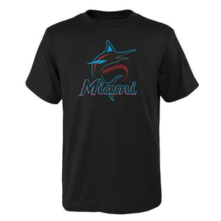 Girl's Youth Miami Marlins Black Game Heart Tank Top