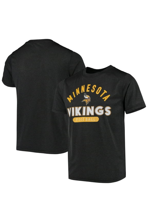 Youth Black Minnesota Vikings Twist T-Shirt