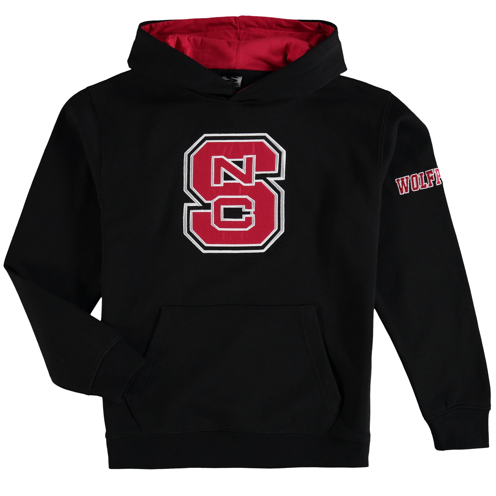 Youth Black NC State Wolfpack Big Logo Pullover Hoodie - Walmart.com