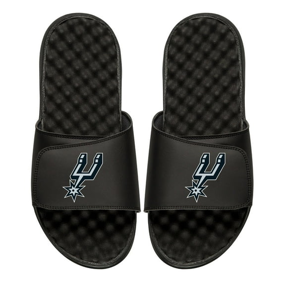 Youth Black San Antonio Spurs Primary iSlide Sandals