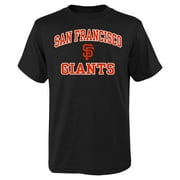 OUTERSTUFF Youth Black San Francisco Giants Heart & Soul T-Shirt
