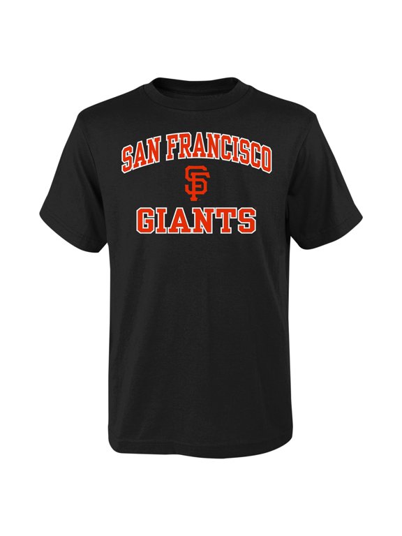 Youth Black San Francisco Giants Heart & Soul T-Shirt