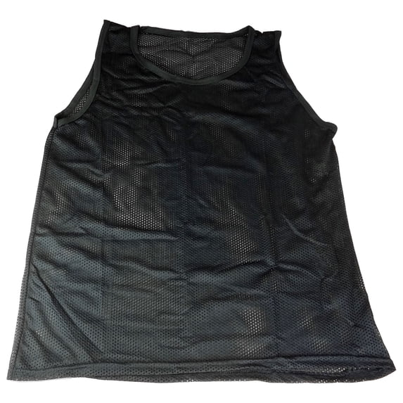 Youth Black Scrimmage Training Vests Pinnies, Quantity 12