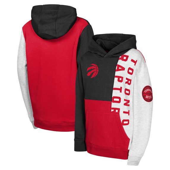 Youth Black Toronto Raptors Splash Pullover Hoodie
