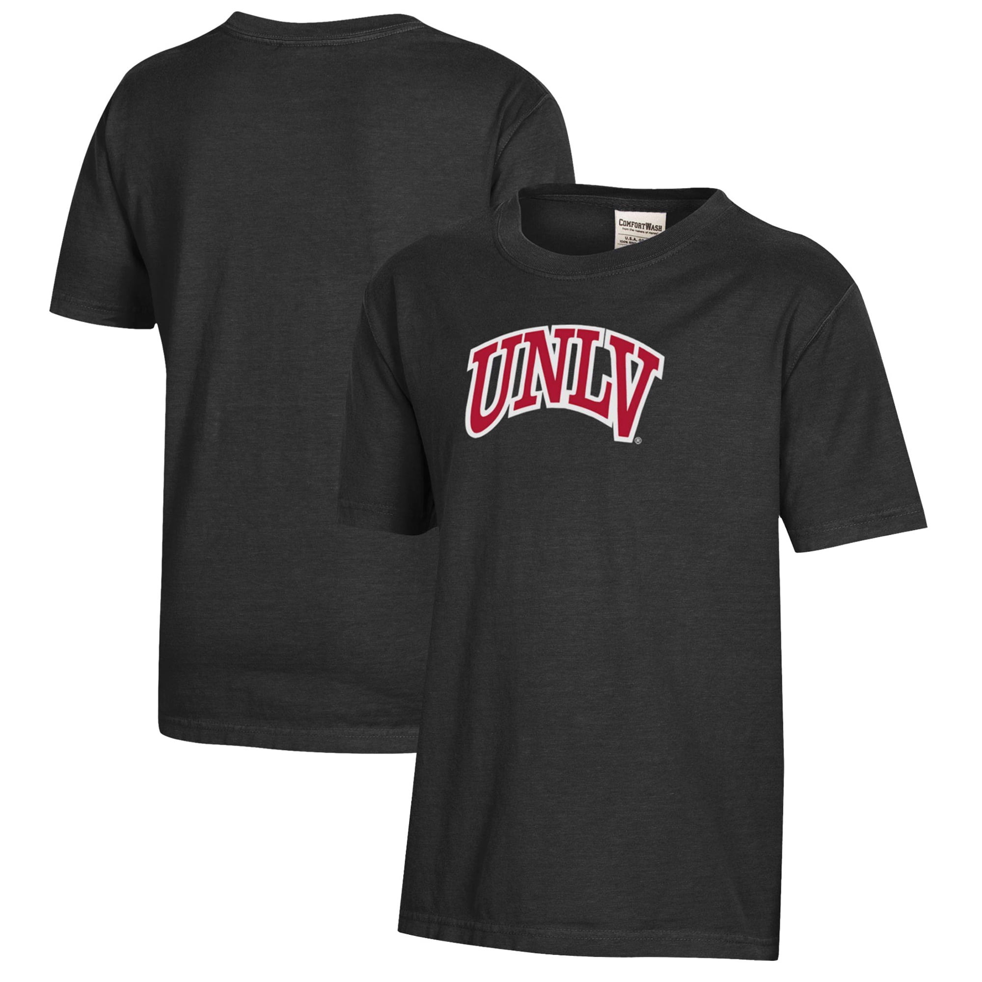 Youth Black UNLV Rebels Logo Comfort Colors TShirt