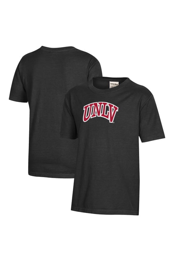 Youth  Black UNLV Rebels Logo Comfort Wash T-Shirt