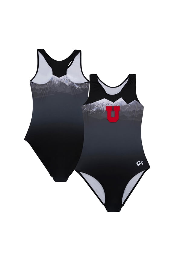 Youth Black Utah Utes Elite Replica Leotard