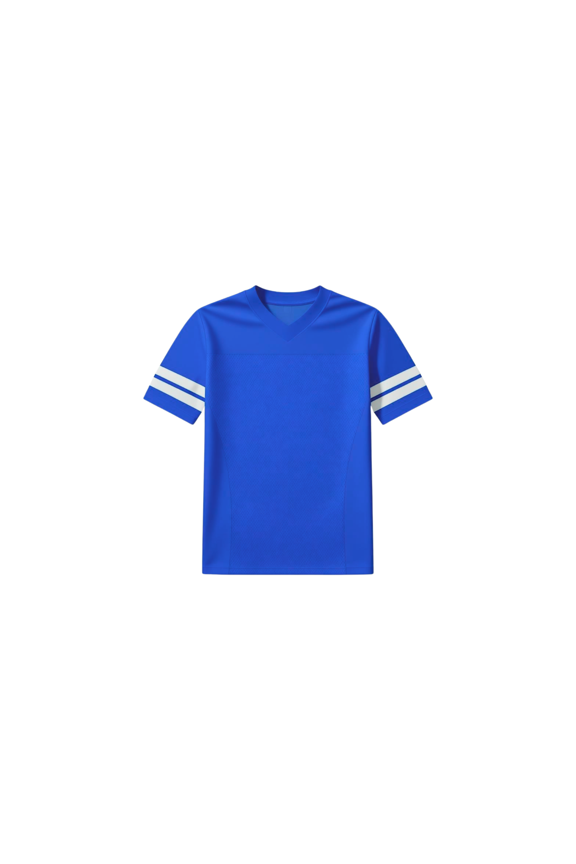 Youth Blank Football Jersey for Kids,Boys & Girls Mesh Jersey with Sublimated Sleeve Stripes