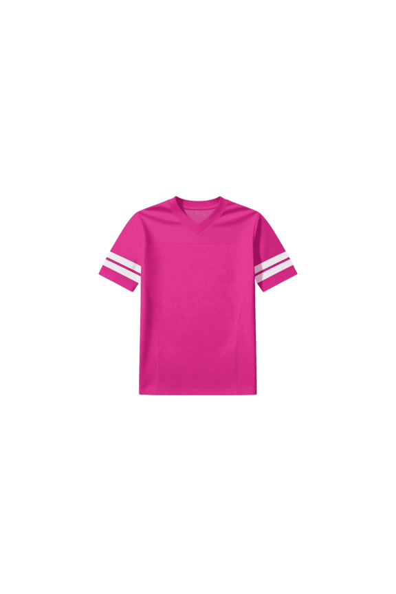 Youth Blank Football Jersey for Kids,Boys & Girls Mesh Jersey with Sublimated Sleeve Stripes