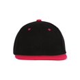 thumbnail image 1 of Youth Blank Two-Tone Snapback Hat - Black/Hot Pink, 1 of 3