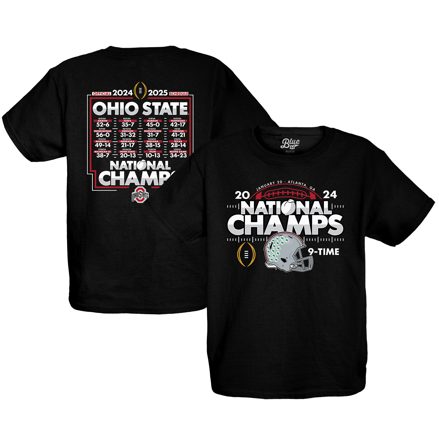 Blue 84 T-Shirt Uomo Arkansas Razorbacks – Grigio, XXL