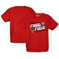 thumbnail image 1 of Youth Blue 84 Red NC State Wolfpack 2024 NCAA Women's Basketball Tournament March Madness Final Four T-Shirt, 1 of 3