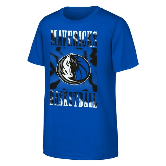 Youth Blue Dallas Mavericks Garage Hero T-Shirt