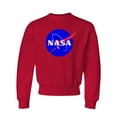 thumbnail image 1 of Youth Blue NASA Logo Crewneck Sweatshirt, 1 of 1