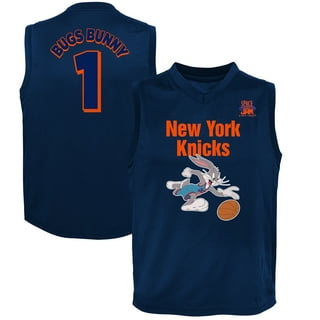 Nike Youth New York Knicks RJ Barrett #9 Navy Dri-FIT Swingman Jersey