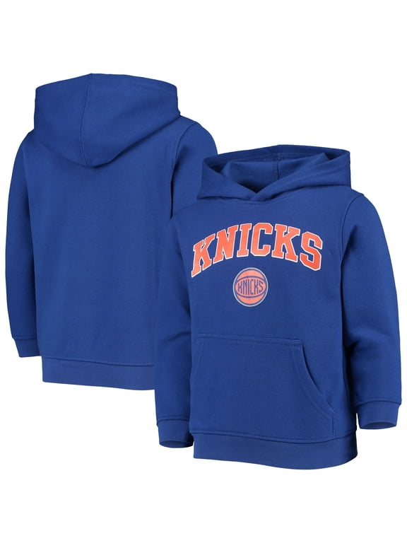 Youth Blue New York Knicks Team Pullover Hoodie