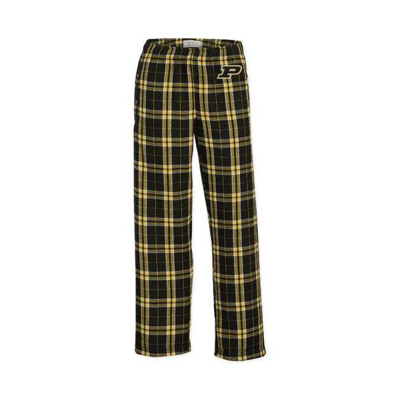 Youth Boxercraft Gold Purdue Boilermakers Plaid Flannel Pants