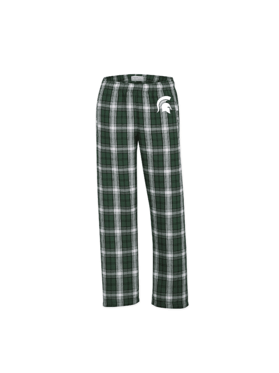 Youth Boxercraft Green Michigan State Spartans Plaid Flannel Pants