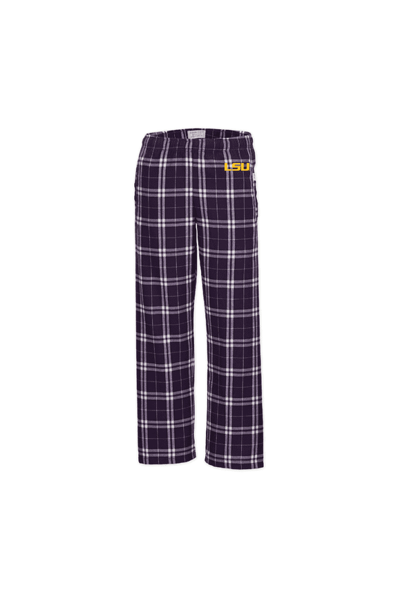 Youth Boxercraft Purple LSU Shreveport Pilots Plaid Flannel Pants