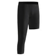 thumbnail image 1 of Youth Boys Compression Pants One Leg Compression Tights Leggings for Basketball 3/4 Athletic Pants Workout Base Layer, 1 of 8
