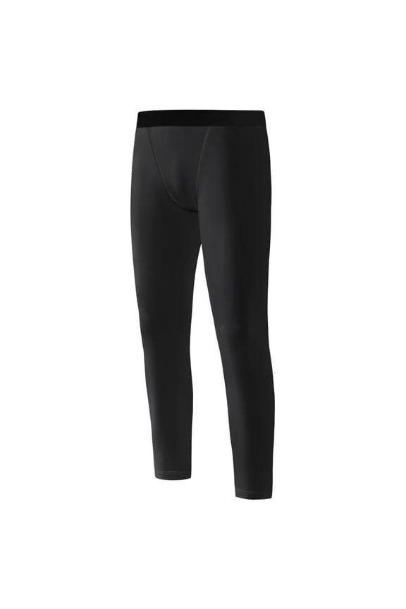 Youth Boys Compression Pants for Basketball Quick Dry Leggings Sports Tights Kids Athletic Soccer Base Layer