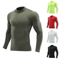 thumbnail image 1 of Youth Boys Compression Shirt Long Sleeve Kids Football Baseball Soccer Undershirt Quick Dry Athletic Base Layer, 1 of 6