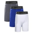 thumbnail image 1 of Youth Boys Compression Shorts - Spandex Athletic Kids Running Compression Underwear for Basketball Baseball Soccer, 1 of 6