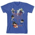 thumbnail image 1 of Youth Boys Dragon Ball Z Anime Cartoon Blue Graphic Tee Shirt-Large, 1 of 2