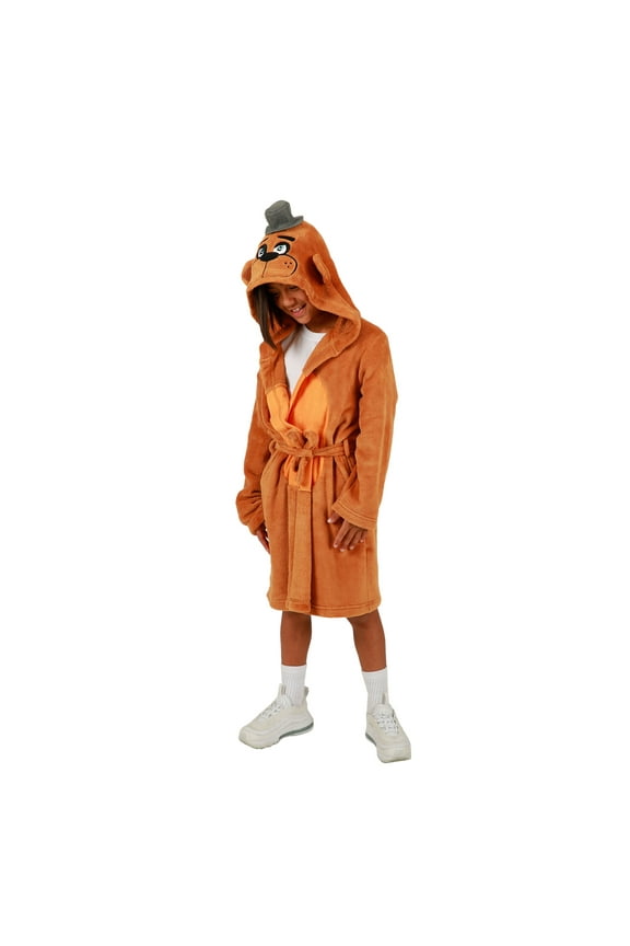 Youth Boys Five Nights at Freddy's Hooded Robe -XS