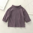 thumbnail image 1 of Youth Boys Girls Long Sleeve Shirts Girls Tee Shirts Crewneck Pullover Undershirt Kids Colored Print Toddler Fall Sweatshirt for Girls 6-7 Years, 1 of 3