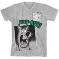 thumbnail image 1 of Youth Boys Grey Scooby Doo Kids Cartoon Short Sleeve Shirt-Medium, 1 of 2