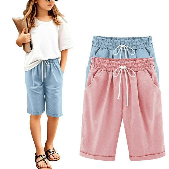 Youth Boys Shorts Stretch School Clothes Kids Flat Front Dress Chino Twill Casual Shorts Pockets Shorts 5t Baby Boy Shorts for Summer Gingham Shorts Toddler