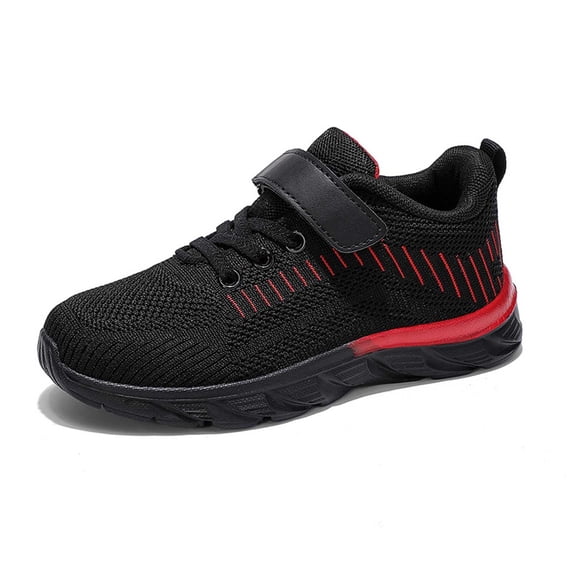 Youth Boys Sneakers, Casual Shoes Lightweight Breathable, Comfortable Walking Shoes for Daily Wear, Non Durable Design, Age 7-15