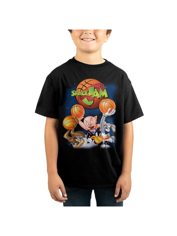 Youth Boys' Space Jam Short-Sleeve T-Shirt-Large