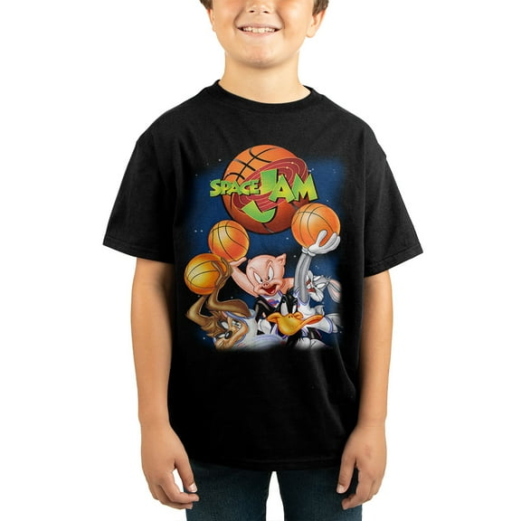 Youth Boys' Space Jam Short-Sleeve T-Shirt-Medium