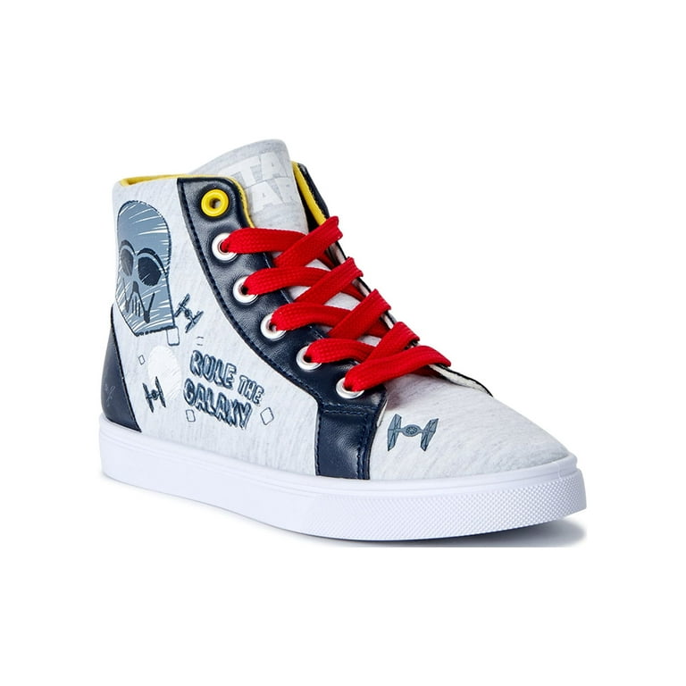 Youth Boys Star Wars Scribble High Top Sneaker (Little Boys & Big