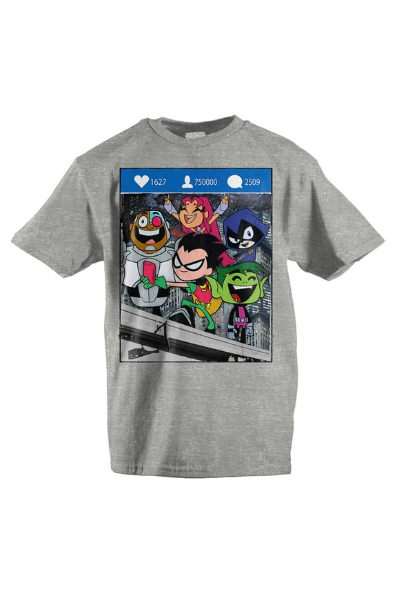Youth Boys Teen Titans Go Shirt DC Comics Apparel-Large