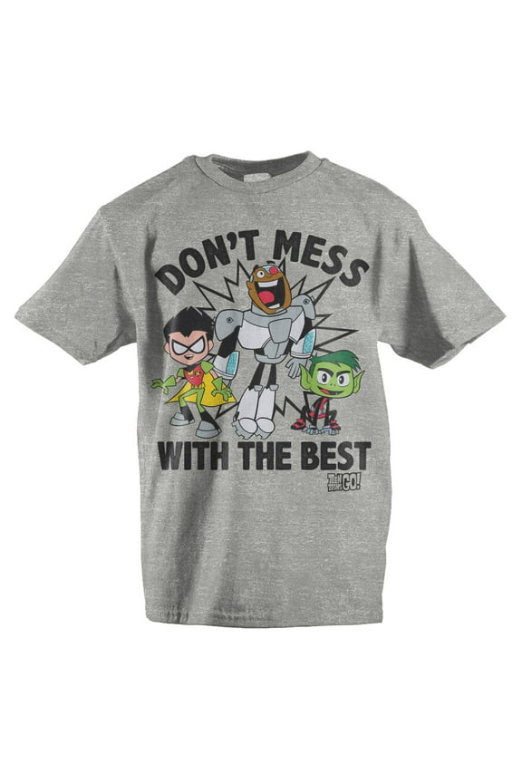 Youth Boys Teen Titans Go TShirt Superhero Clothing-X-Large