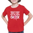 thumbnail image 1 of Youth Breast Cancer Picked A Fight With The Wrong Chick T-Shirt, 1 of 1