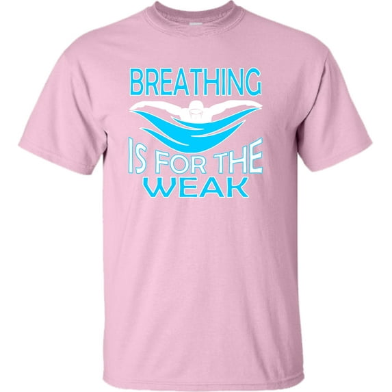Youth Breathing Is For The Weak Funny Swimmer T-Shirt