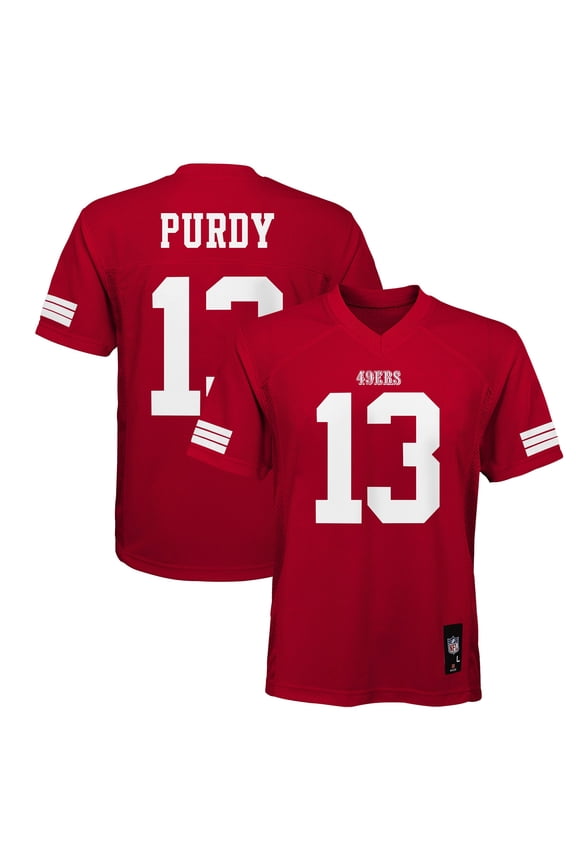 Youth Brock Purdy Scarlet San Francisco 49ers Replica Player Jersey