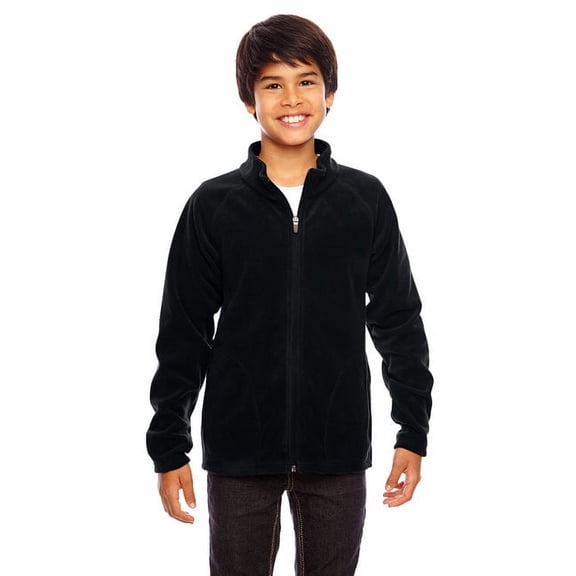 Youth Campus Microfleece Jacket - BLACK - L